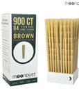 Pre-Rolled Cones 0.5G (Half Gram/84mm) | Brown/Unbleached